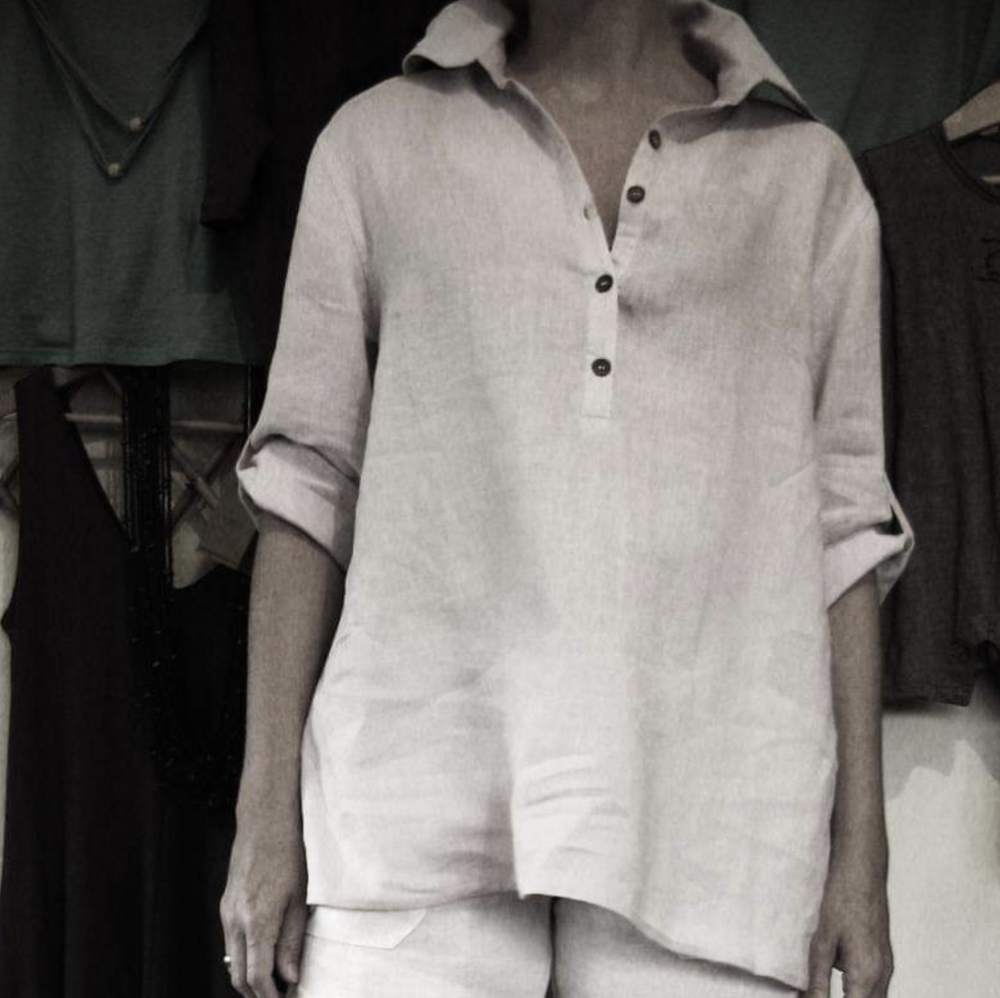 The Earth Collection 100% linen tunic